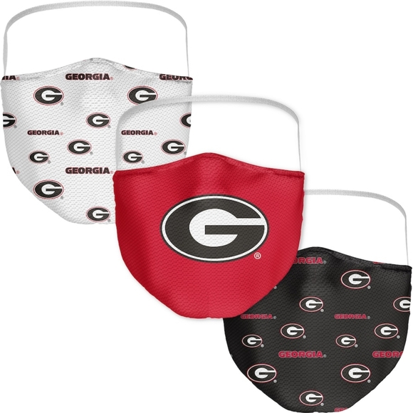 Fanatics Other - Fanatics Georgia Bulldog 3pk Facemask